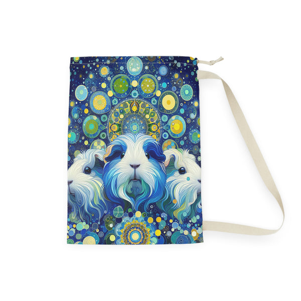 Midnight Mandala Trio Guinea Pig Laundry Bag