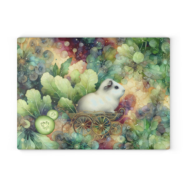 Royal Piggy Greens Glass Cutting Board