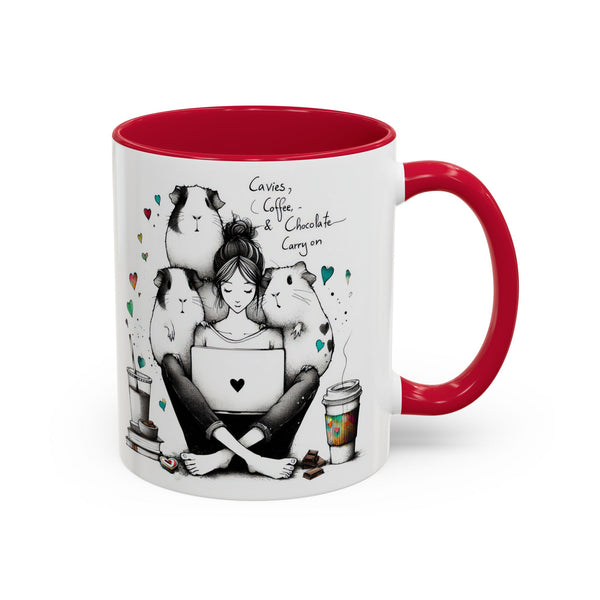 Guinea Pig Mug - Cavies, Coffee & Chocolate Carry On