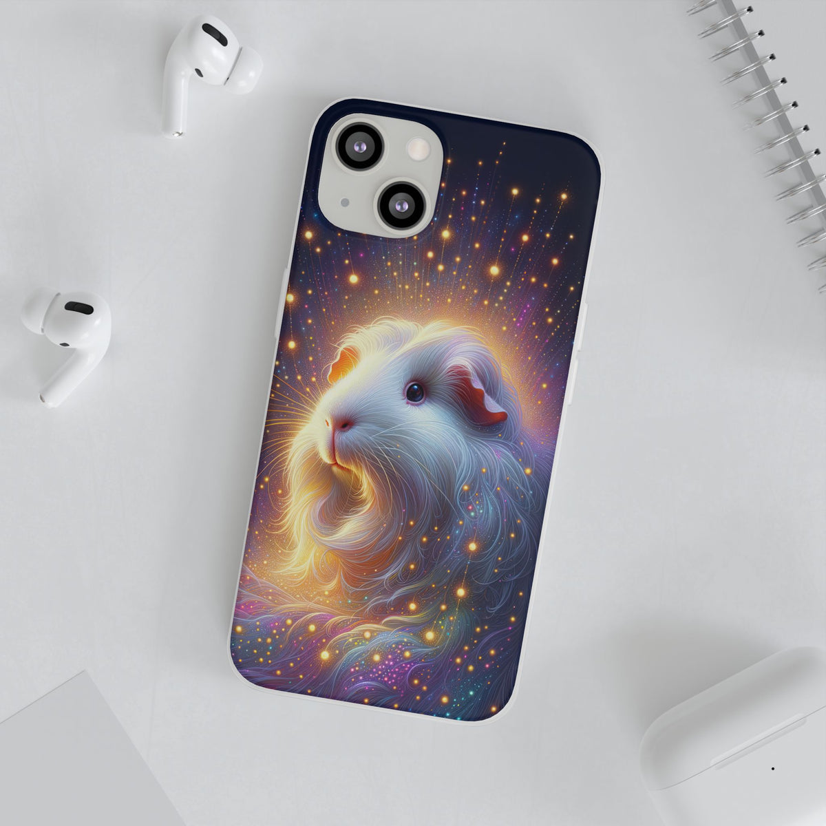 Starlight Wheek Guinea Pig Flexi Phone Case
