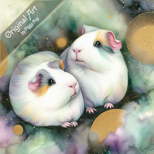 Precious Pig-appeal original art by Piggy Pop