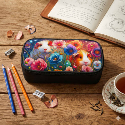 Wild Cavy Bouquet Guinea Pig Pencil Case