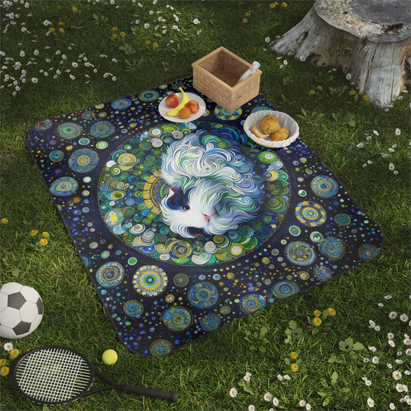 Cavy Cosmos Mandala - Guinea Pig Floor Time Blanket