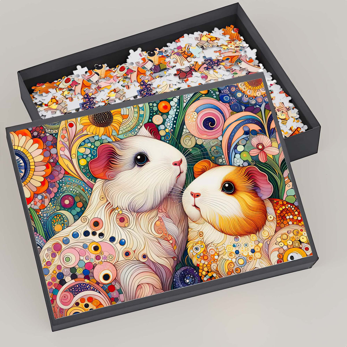 Pop Paisley Piggy Puzzle (96, 252, 500, 1000-Piece)