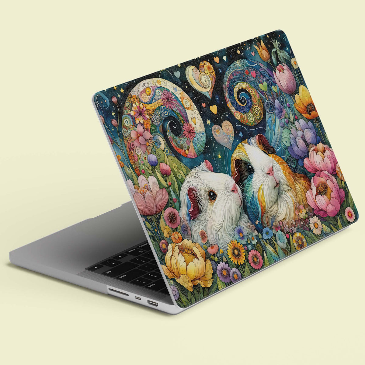 Paisley Awakening Guinea Pig Macbook Case