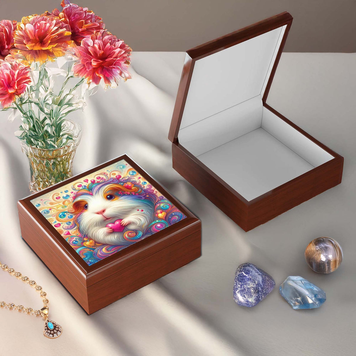 Heart's Treasure Jewelry Box